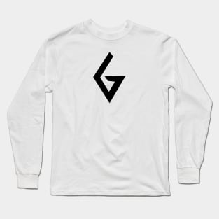G – Greek Mythology - Black Letter G Long Sleeve T-Shirt